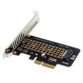 thumbnail image 1 of Adaptador M-Key Hugtrwg NVME SSD a PCI-EX4 Velocidad Completa 32 Gbps para PC Escritorio, 1 of 9