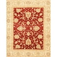 thumbnail image 1 of Ahgly Company Machine Washable Indoor Rectangle Abstract Orange Red Area Rugs, 5' x 8', 1 of 7