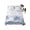 Blue, variant on Queen Flat Sheet 90"x102", Palm Trees Soft Lightweight Bedding Flat Sheets Only, Black Grey Tropical Plants Summer Forest Brushed Microfiber Top Bed Sheet, Breathable StainResistant Bedsheets