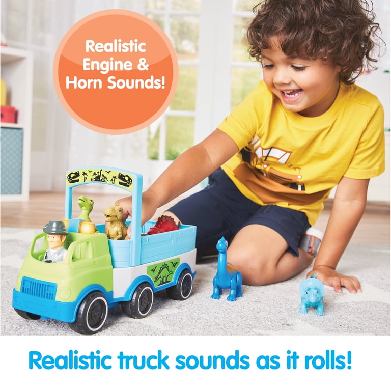 Kidoozie Dino Adventure Hauler. Dinosaur & Vehicle Play for your