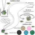 thumbnail image 2 of 1Pc Essential Oil Necklace and Bracelet 1Pc Oil Diffuser Jewelry Set Total 10Pcs Refill Pads Tree of Life Stainless Steel Bangle Aromatherapy Locket Pendant Bracelets for Women Gifts, 2 of 7