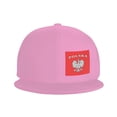 thumbnail image 2 of Flat Brim Hats for Men Polska Eagle Logo Hip-Hop Snapback Hat Skeleton Hats, 2 of 7