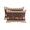 Yellow Mocha Brown Light Brown, variant on Waterproof Outdoor Throw Pillows with Inserts 16"x16", Vintage Coffee Time Soft Decorative Pillowcases for Couch Bedroom, Farmhouse Desserts Brwon White Plaid Pillow Covers for Sofa Living Room