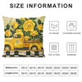 thumbnail image 5 of YINGXI AnyDesign Pillow Covers Summer Throw Pillow Case Cushion Case Buffalo Plaids Truck Decorative Pillow Case Cover for Home Sofa Couch 18x18in, 5 of 5