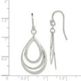 thumbnail image 2 of Beautiful Sterling Silver Polished Teardrops Dangle Earrings, 2 of 2