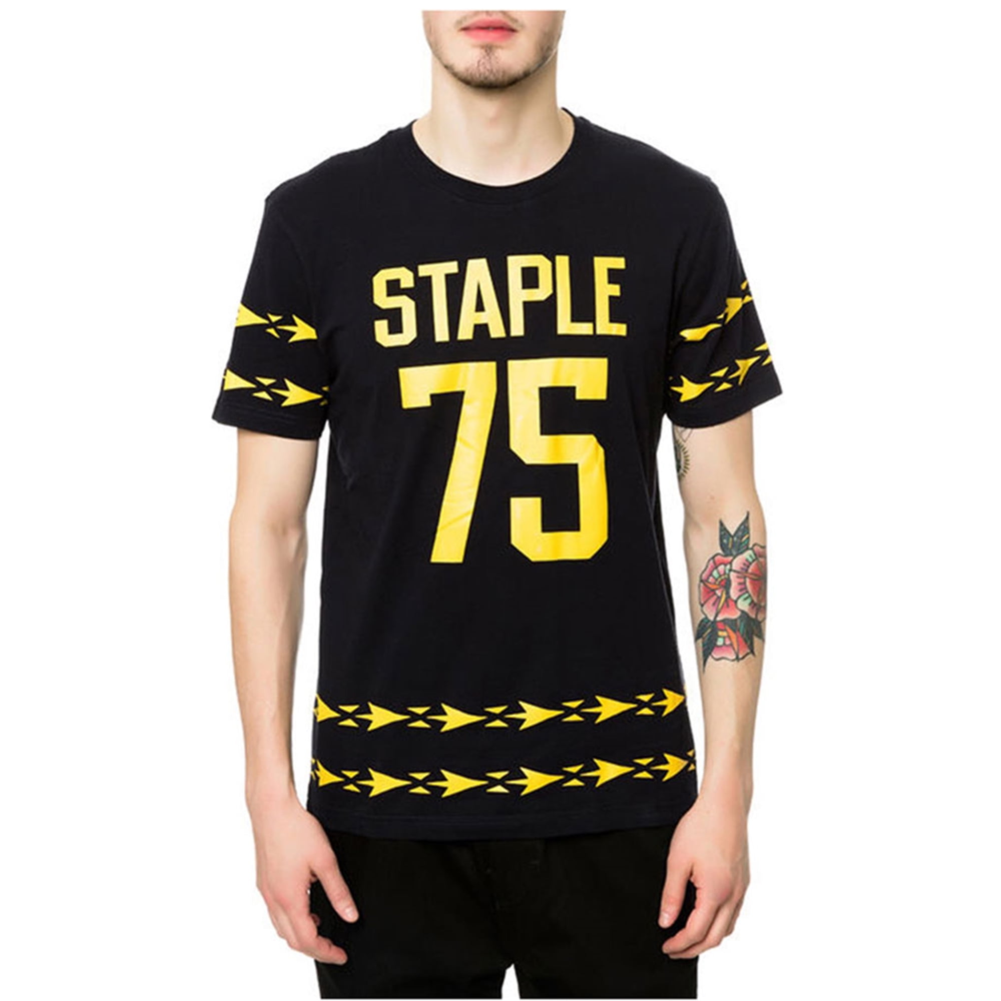 Staple Mens The Rush Graphic T-Shirt, Blue, Large