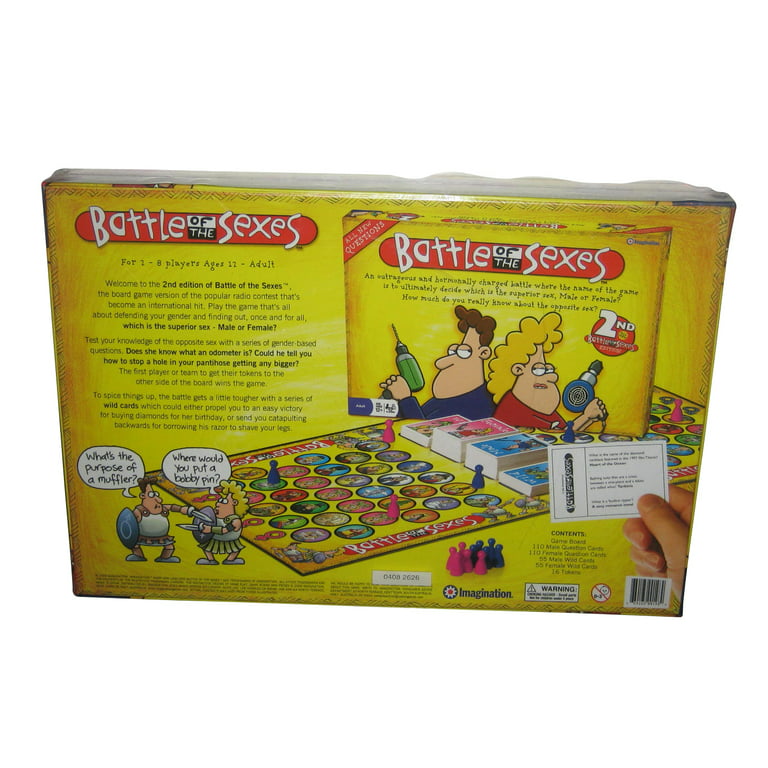Battle of the Sexes 2nd Edition Board Game All new questions by