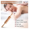 thumbnail image 2 of CAURHQSX 6 In 1 Wood Therapy Massage Tool Lymphatic Drainage Massager Anti Cellulite Fascia Massage Roller for Full Body Muscle relaxatio, 2 of 6