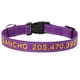 thumbnail image 1 of Collar de identificación de perro personalizado, collar de teléfono con nombre de mascota bordado, 1 of 5
