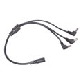 thumbnail image 6 of 5.5x2.1mm DC5521 Y Splitter Power Cable 2/3/4 Male Ports 90 degree Elbow for Security Camera and LED Light 40CM, 6 of 9