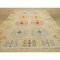 thumbnail image 3 of Handmade Wool Beige Traditional Oriental Reversible Suzani Kilim Rug, 3 of 3