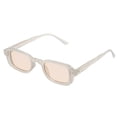 thumbnail image 1 of Uxcell UV400 Sunglasses Retro Square UV400 Protection for Women, Gray(Brown Lens), 1 of 6