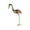 B, variant on Elegant Low Head Cranes Sculpture Ornaments Statue Iron Decoration For Outdoor Landscape Lawns Parties Hallway Design