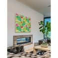 thumbnail image 6 of Marmont Hill "Tropical Pattern" by Molly Rosner Painting Print on White Wood, 6 of 7