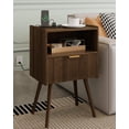 thumbnail image 1 of Mesita de noche moderna Nightstand Veegle con cajón de almacenamiento, 1 of 6