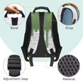thumbnail image 4 of Pzuqiu Chocolate Sprinkle Basketball Kids Backpack for Elementary Boys Girls Ages 6-12 17 Inch Large Capacity Bookbag Breathable Ideal for Back to School Casual Travel Use, 4 of 7