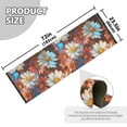 thumbnail image 5 of Yayeee Runner Rug for Bedroom 2'x6' Machine Washable Hallway Non Slip Mat, Vibrant Floral, 5 of 8