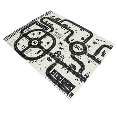 Rushawy Kids Road Traffic Play Mat Rug Toy Carpet Playmat Baby Children Developmental -