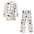 thumbnail image 2 of Whosucclay Breathable Boys Suit for School Wedding, Polyester Fabric Anti Wrinkle One Button Kids Suits, Cat Paw Print Pattern, 2 of 10