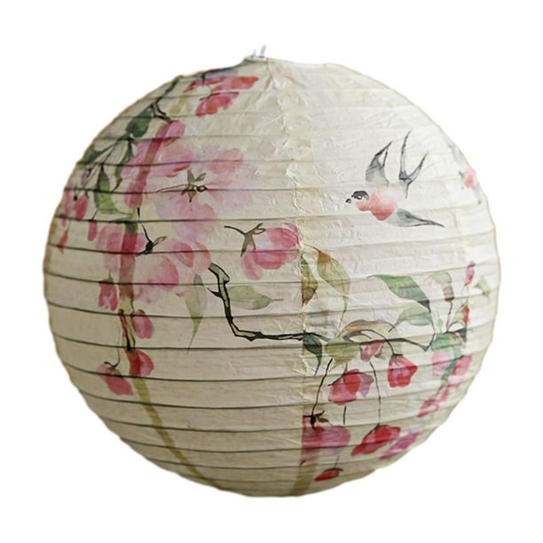 Linterna de papel china, decoración de año Nuevo Chino, adorno colgante para Festival del Medio Otoño, accesorio fotográfico para fiesta, Festival de Estilo A Macarena linterna de año nuevo