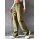 thumbnail image 5 of Pantalones De Mujer, Pantalones Cargo Largos Femeninos Transpirables Y Agradables A La Piel Casuales Para Citas ANGGREK  Pantalones de mujer, 5 of 8