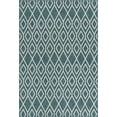 thumbnail image 2 of Jill Zarin Outdoor Collection Area Rug - Turks and Caicos (6' 1" x 9' Rectangle Teal/Ivory), 2 of 7