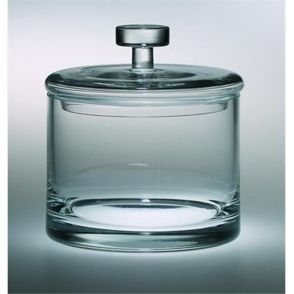 Classic clear 6 in. High Quality Glass Cookie Jar