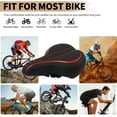 thumbnail image 7 of Wide Bike Seat for Peloton Bike/Bike+,BUSATIA Comfort Bicycle Seat Cushion Compatible with Peloton,Road or Exercise Bikes,Bike Saddle Replacement for Men Women,Accessories for Peloton, 7 of 7