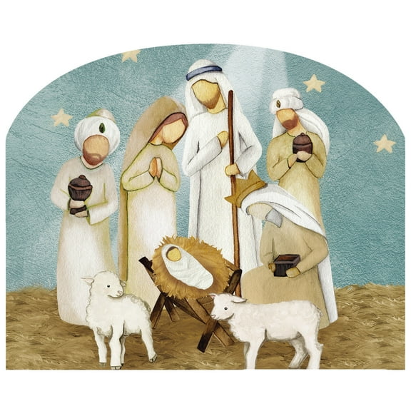 Briarwood Lane Rejoice Nativity Acrylic Art Sign