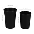 thumbnail image 2 of Luxshiny 4pcs Pegboard Bins With Hooks For Tool Organization Black Plastic Workshop, 2 of 8