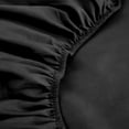 thumbnail image 5 of Xecvkr Single Size Bed Skirt 200x150cm - Washed Cotton Look Polyester Dust Ruffle with Anti-Sl-ip Elastic, Fitted Bed Sheet Cover (78.74x59in), 5 of 5