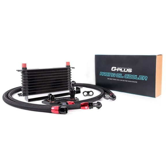 PIT66 10 Row AN10 Aluminum Oil Cooler Kit, Fit for BMW E36/E46 M3 135/E90 335/640/740 X1/Z4 Turbo…