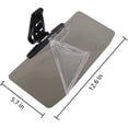 thumbnail image 3 of Car Sun Shade Extension, 12.6"*5.7" Car Sun Shade Extender, Clear Adjustable Sun Shade Glare Protection, For All Cars, Vans And Trucks, 3 of 5