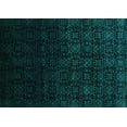 thumbnail image 1 of Ahgly Company Indoor Rectangle Abstract Turquoise Blue Contemporary Area Rugs, 2' x 3', 1 of 4