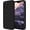 Black, variant on for iPhone 12 Case, Silicone Upgraded [Camera Protecion] Phone Case with Soft Anti-Scratch Microfiber Lining, 6.1 inch, Kumquat