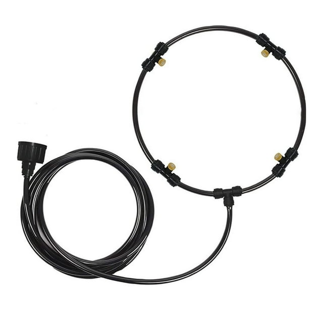 LCXmlly Outdoor Misting Fan Attachment Low Pressure Cooling Ring Cooling Dusting Humidifying Outdoor Garden Irrigation Kit