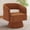 Caramel, variant on MOONMISS Oversized Chenille Swivel Barrel Accent Chair,Modern Comfy Round Arm Upholstered Armchair for Living Room,Caramel