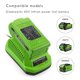 thumbnail image 5 of 40V Litiumbatteriladdare för GreenWorks 29482 G-MAX 40V - Batteri 29472 29482 29652 G40825 EU Pl, 5 of 5