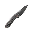 thumbnail image 2 of CRKT Overland Outdoor Survival Folding Knife with Frame Lock: Stainless Steel Plain Edge Blade, G10 Handle, Pocket Clip, 6280, 2 of 6