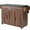Walnut Brown, variant on Adjustable 3 - level shelf, metal hinges | Kitchen storage, flexible and durable
