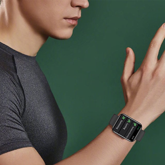 Reloj inteligente, reloj deportivo, reloj deportivo inteligente a prueba de agua, pantalla táctil grande de 1,69 pulgadas, recordatorio de llamadas y mensajes, frecuencia cardíaca durante todo el día
