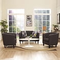thumbnail image 3 of Modway Prospect 3 Piece Upholstered Fabric Loveseat and Armchair Set in Gray, 3 of 10
