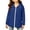 Blue, variant on Kureaily Girls Solid Rain Jacket For Kids Outdoor Outerwear All Weather Coat Easy On/Off De ,kids waterproof zip up jacketSize 5-6 Years ,Black