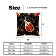 thumbnail image 5 of Seven Starred Iadybird Throw Pillow Inserts Set Covers of 2 Decorative Velvet Throw Pillows with Unique Patterns - 16x16, 18x18, 20x20 Inches for Home Decor and Gifts, 5 of 6