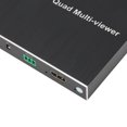 thumbnail image 2 of Interruptor de interfaz multimedia HD, interfaz multimedia HD Multiviewer Interfaz multimedia HD Divisor de pantalla Conmutador multivisor cuádruple Probado y confiable, 2 of 8