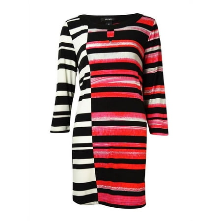 Alfani Women's Asymmetrical Keyhole Jersey Dress