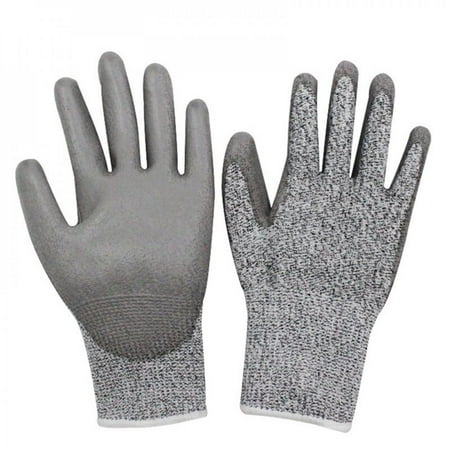 

Clearance HPPE Thickened PU Impregnated Anticutting Gloves Grade 5 Anti-cutting Gloves Cycling Activities Cut