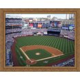 thumbnail image 1 of Yankee Stadium 36x28 Large Gold Ornate Wood Framed Canvas Art - Home of the New York Yankees, 1 of 2