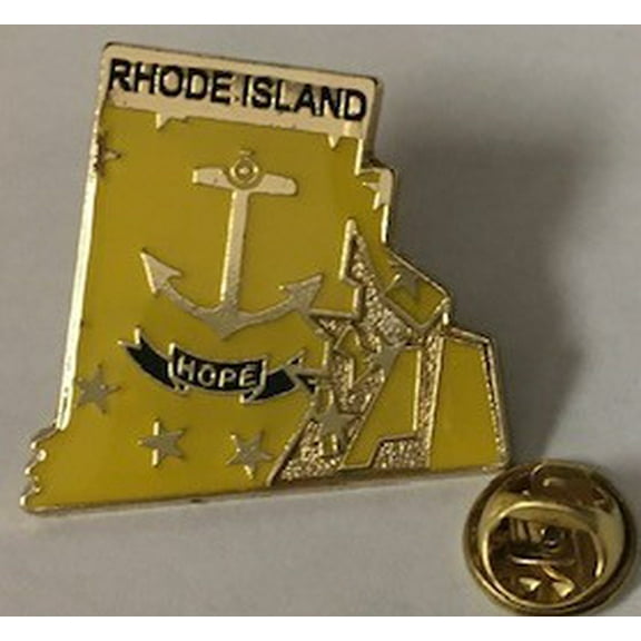 6 Pack of Rhode Island State Lapel Pins