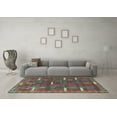 thumbnail image 3 of Ahgly Company Indoor Rectangle Southwestern Light Blue Country Area Rugs, 4' x 6', 3 of 4